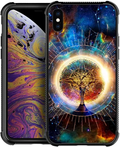 Vista 24 de DJSOK Funda compatible con iPhone 7/8 Plus, diseño con patrón de parachoques trasero, esquinas reforzadas antiarañazos, caver de TPU suave, fundas