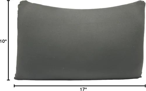 Vista 5 de Almohada rectangular de microperlas con soporte moldeable y durabilidad 17 x 10