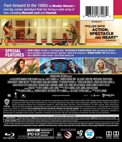 Vista 3 de Wonder Woman 1984 Blu-ray