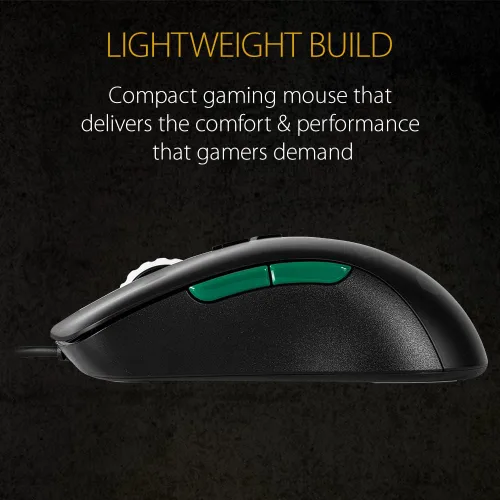 Vista 3 de ASUS TUF Gaming Mouse ergonómico para juegos con cable de 7000 DPI sensor óptico 7 botones táctiles programables iluminación RGB AuraSync