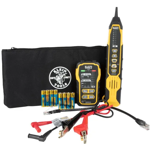 Vista 8 de Klein Tools - Kit de generador de tono y sonda para rastreo de cables VDV500-820, probador de continuidad para cables Ethernet, teléfono, bocina
