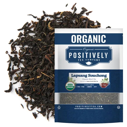 Vista 91 de Bolsas de hojas sueltas para té. Orgánicas por USDA. Positively Tea LLC.