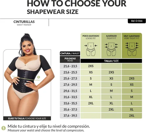 Vista 2 de Forma tu cuerpo, Fajas Colombianas, Chaleco Shaper Negro con Manga Corta (Ref. O-066)