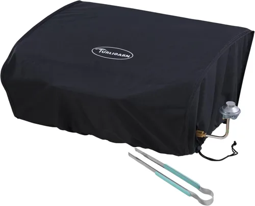 Vista 9 de Cubierta para parrilla Blackstone de 17 pulgadas de alta resistencia, tela Oxford 600D impermeable, cubierta protectora impermeable compatible