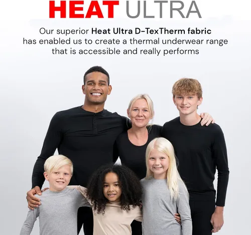 Vista 7 de HEAT ULTRA Parte inferior larga de John con logotipo térmico para hombre
