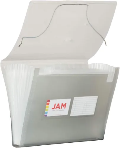 Vista 21 de Caja de almacenamiento JAM PAPER con archivos de colores - 12.5 x 9.5 x 3.5 pulgadas - Caja vendida individualmente y 5 archivos