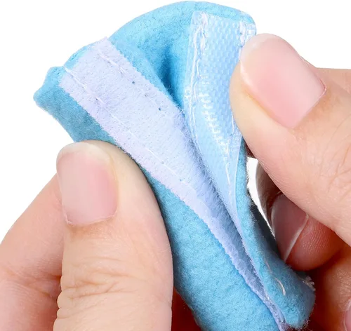 Vista 5 de Almohadillas suaves para aretes, 4 almohadillas de algodón, protectores de cojín
