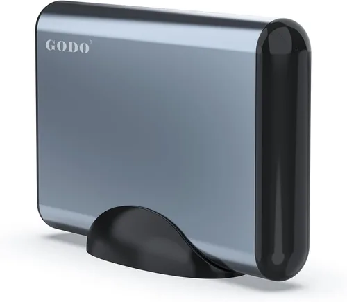 Vista 9 de GODO Caja de Acoplamiento de Disco Duro de 3.5 Pulgadas de Doble Bahía, USB3.0 a Carcasa Externa SATA de 3.5", RAID 0/1/JBOD/Modo PM, Estación