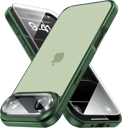 Vista 63 de Yriklso 3 en 1 Funda Magnética Fuerte para iPhone Air, 1X Protector de Pantalla + 1X Protector de Lente de Cámara, Cubierta Protectora a Prueba