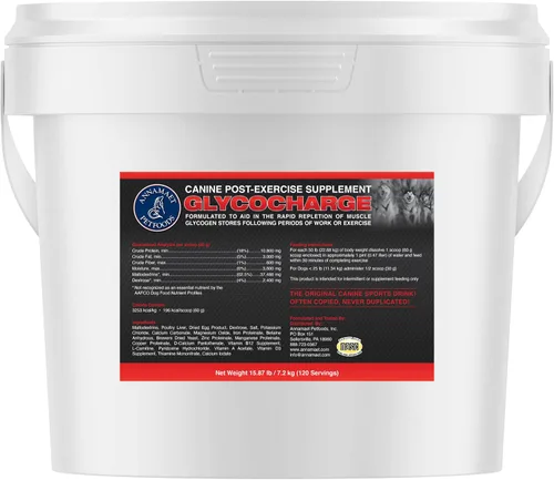 Vista 5 de Annamaet Glycocharge - Suplemento post-ejercicio para atletas caninos y perros de trabajo - con maltodextrinas para ayudar a reponer el glucógeno