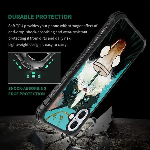Vista 558 de Funda compatible con iPhone 15, diseño de elefantes africanos, diseño increíble a prueba de golpes, antiarañazos, carcasa trasera de policarbonato