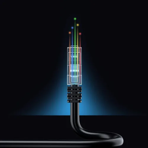 Vista 7 de Maximm Cable Ethernet Cat 6 de 30 pies, cobre 100% puro, cable LAN Cat6, cable de Internet, cable de conexión y cable de red, UTP (negro) de 30 pies