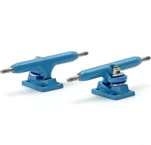 Vista 16 de A1 Pro Fingerboard Trucks 36 mm 34 mm 32 mm con nueva base y copa de pivote (32 mm Azul bebé)