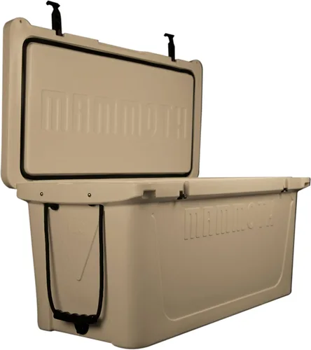 Vista 8 de Mammoth Ranger 25 - Hielera rígida aislada con capacidad de 25 cuartos de galón, capacidad para 30 latas, ideal para barco, campamento, bronceado