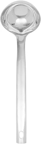 Vista 2 de Home Basics Cucharón de acero inoxidable, talla única, plata