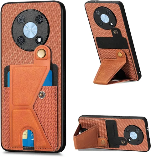 Vista 58 de Funda para Oppo K10x / OnePlus Nord CE 2 Lite 5G Funda para Realme 9 5G / 9 Pro / Q5 / V25 Funda de piel sintética con ranuras para tarjetas