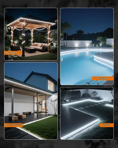 Vista 7 de Aclorol Tiras de Luces LED COB AC de 110V Enchufables 16.4 Pies 288led/M Alta Densidad Flexibles Cuerda de Luces LED COB Impermeable para Decoración