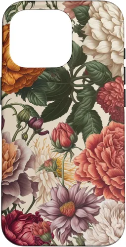 Vista 20 de Cute Flowers Vintage Botanical Floral Illustration Women Case for iPhone 17