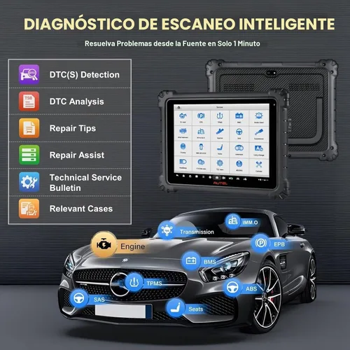 Vista 6 de Autel MaxiSys Ultra ADAS, herramienta de diagnóstico de escaneo inteligente superior 2025 con software de calibración del sistema ADAS