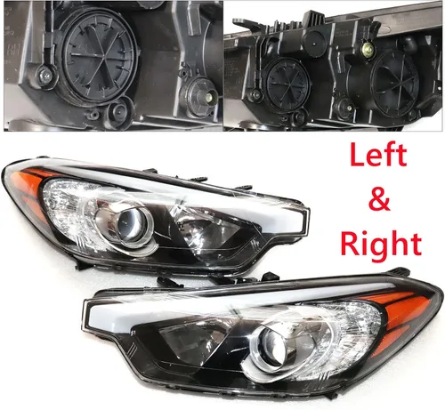 Vista 2 de Conjunto de faros delanteros para KIA Forte/Forte Koup/Forte5 2014 2015 2016, faro delantero OEM 92101A7200, KI2502170, 92102A7200, KI2503170, lado