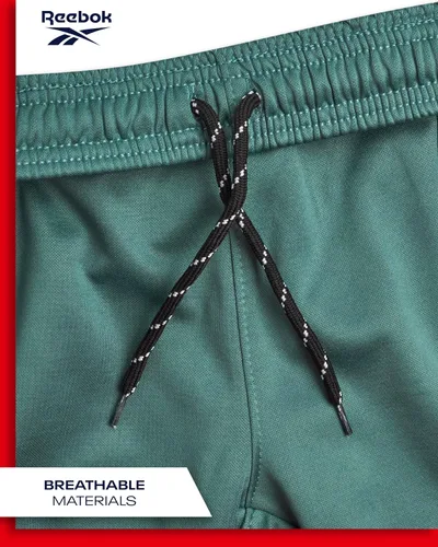 Vista 3 de Reebok Pantalones deportivos para niños, paquete de 2 pantalones deportivos de forro polar de rendimiento con bolsillos para correr y entrenar