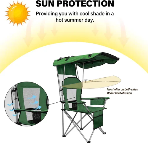 Vista 5 de Silla de camping, silla plegable portátil para interiores y exteriores