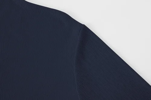 Vista 4 de Kindcall Camisas de cuello alto falso con volantes, lechuga acanalada, ribete suave, capa base para mujer