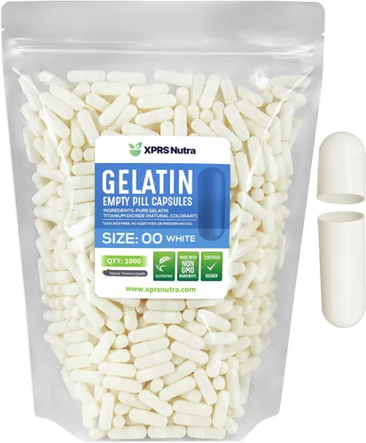 Vista 21 de XPRS Nutra Cápsulas vacías tamaño 00 – 100 cápsulas vacías de gelatina – Pastillas de relleno de cápsulas de bricolaje – Cápsulas de gel rellenables
