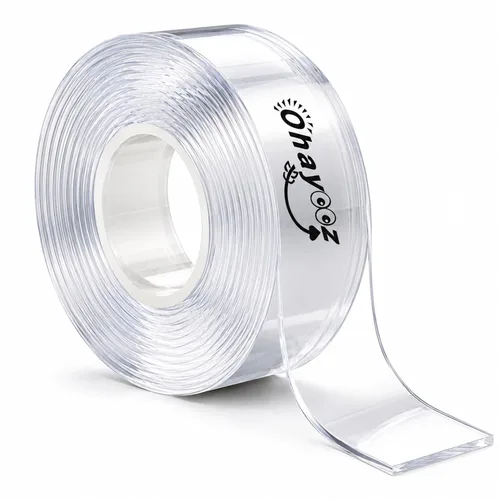 Vista 9 de Ohayooz Cinta extra fuerte de doble cara resistente de 10 pies