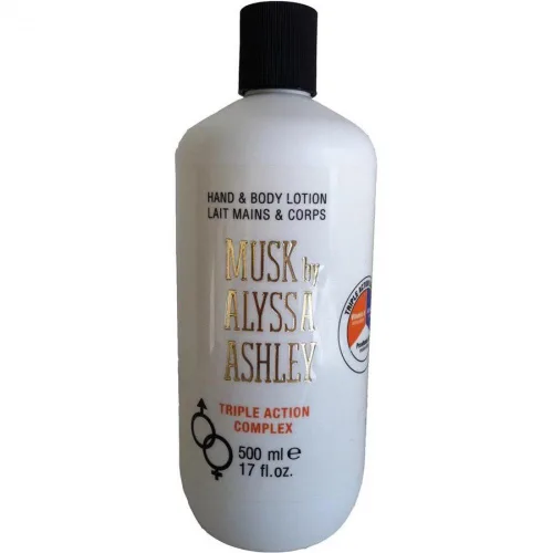 Vista 4 de Alyssa Ashley Loción corporal Musk Hand - Loción de manos para manos secas - Crema corporal para mujeres y hombres - Crema hidratante para piel