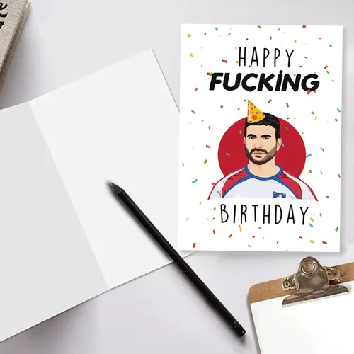 Vista 3 de BENNLOOS Divertidas tarjetas de cumpleaños de Roy Kent, regalos para él