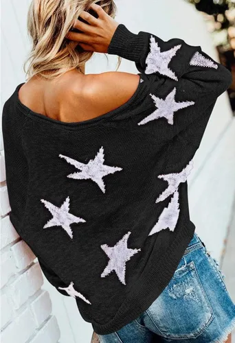 Vista 5 de COCOLEGGINGS - Suéter de manga larga con cuello redondo, para mujer