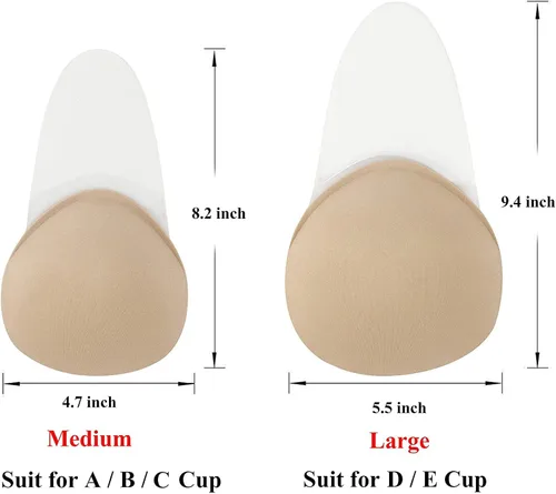 Vista 7 de UOTJCNR Sujetador adhesivo invisible para mujer