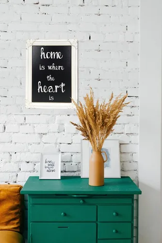 Vista 5 de NIKKY HOME Pizarra decorativa de tiza para cocina, letrero de pared enmarcado, no poroso, fácil de limpiar, 16 x 12 pulgadas, pizarra rústica