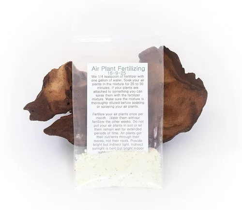 Vista 3 de Paquete de 6 bolsas de agarre para plantas de aire pequeñas y medianas - Paquete de fertilizantes - Venta al por mayor - a granel - Tillandsia vivo