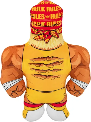 Vista 10 de Bleacher Creatures WWE Hulk Hogan 24" Bleacher Buddy - Muñeco de Peluche Suave