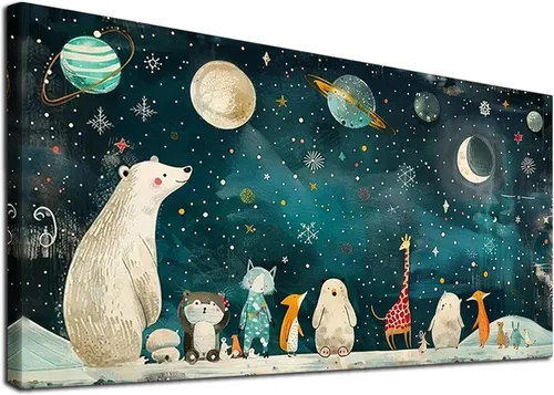 Vista 22 de JATOK - Kits de pintura de diamantes grandes para adultos (31.5 x 15.7 pulgadas) DIY 5D Sea Moon Full Round Drill Crystal Rhinestone Bordado Cuadros