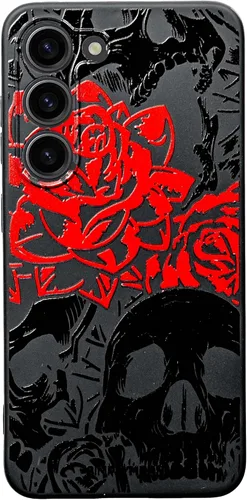 Vista 35 de SIMPLYMDRN Funda delgada para Samsung S23, diseño de Joker Haha, funda genial para hombre, funda de diseñador de villanos de superhéroes, delgada