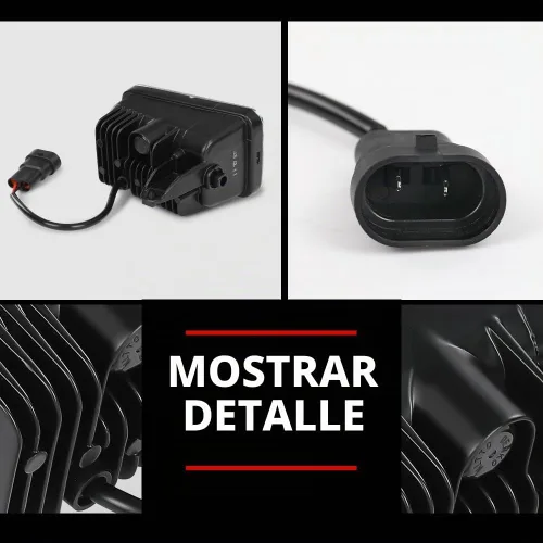 Vista 5 de PIT66 Luz Antiniebla LED, Compatible con Faro Antiniebla del Conductor Izquierdo y del Pasajero Derecho para Ford F150 2015-2020/Ford F250 F350