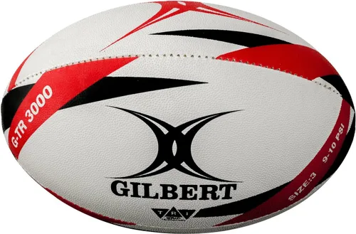 Vista 3 de Gilbert G-TR3000 Rugby Union League Pelota Blanco/Verde
