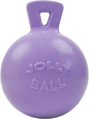 Vista 9 de Jolly Pets Tug-n-Toss - Pelota de juguete resistente para perros con asa, 4.5 pulgadas/pequeña, azul (445 BL)