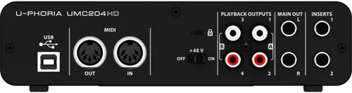 Vista 2 de BEHRINGER U-PHORIA UMC204HD