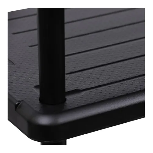 Vista 6 de Iceberg Rough 'N Ready Unidad de almacenamiento abierta de 5 estantes, negro, 36 pulgadas de ancho x 74 pulgadas de alto x 18 pulgadas de profundidad