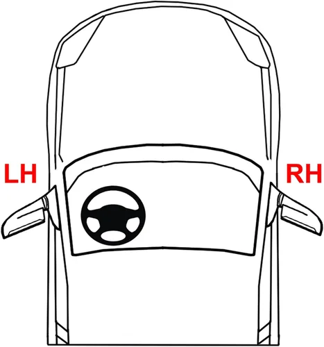 Vista 2 de Garage-Pro Guardabarros para HONDA CIVIC 2016-2018 LH Coupe/Sedan