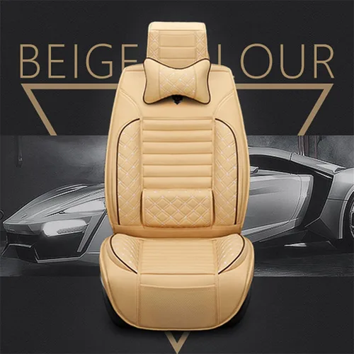 Vista 2 de Aoyade Fundas de asiento de coche para BMW Serie 1, 2, 3, 4, 5, 6, 7, para todo tipo de clima, suaves, transpirables, impermeables, juego completo