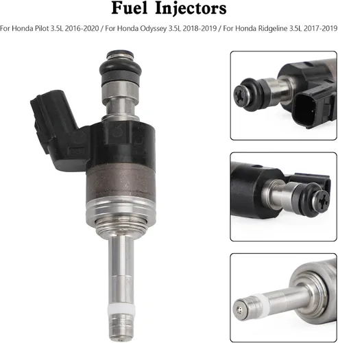 Vista 7 de Inyector de combustible Compatible con Honda 3.5L Pilot 2016-2020, Odyssey 2018-2019, Ridgeline 2017-2019, Inyector de combustible reemplaza