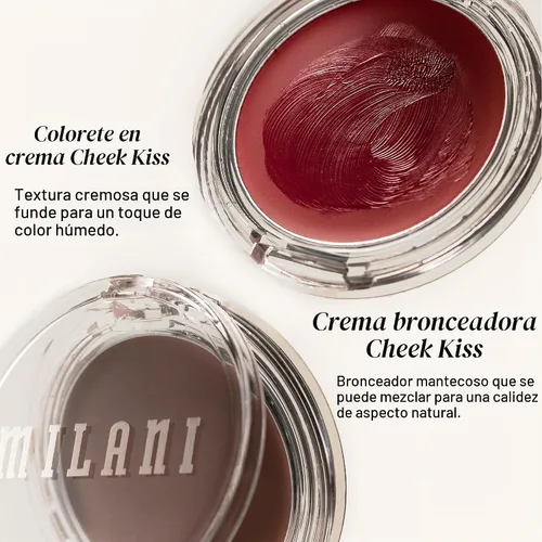 Vista 5 de Milani Crema Bronceadora Cheek Kiss 110 Hey Honey