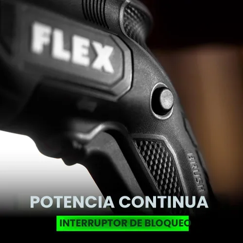 Vista 4 de FLEX Kit combinado de 2 herramientas inalámbricas sin escobillas de 24 V: pistola de tornillo para paneles de yeso con cargador de tornillos