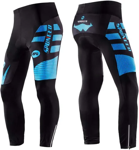 Vista 8 de sponeed - Mallas de ciclismo para hombre, acolchadas, 4D, para ciclismo de carretera
