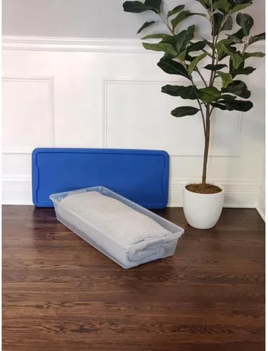 Vista 5 de HOMZ 3241CLBL.06 - Bolsa para debajo de la cama, 41 cuartos de galón, transparente